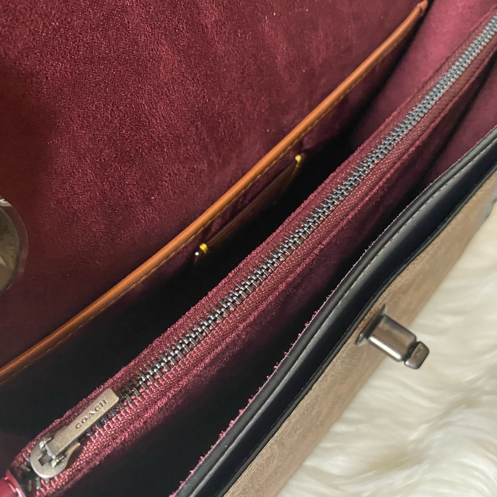 Coach Parker Crossbody Deep Blue with Rivets - Picture 9 of 16